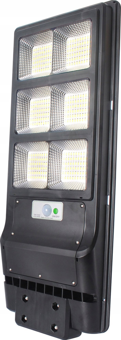 Lampë rruge diellore LED 270W, dritë e bardhë e ftohtë 6000K, IP65, ngjyrë e zezë