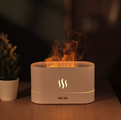 Humidifikues ajri AG743A, efekt flake LED, 180ml, i bardhë