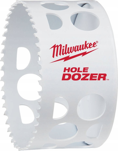Sharrë rrethore Milwaukee Hole Dozer, 3.5", bi-metal, e bardhë
