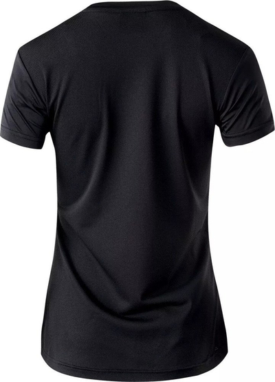 Bluzë sportive për gra Martes Lady Basic, mëngë të shkurtra, madhësia 3XL, e zezë