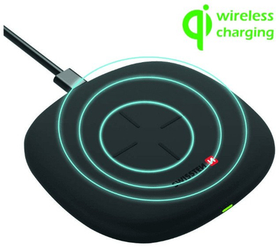 Karikues wireless Swissten, 10W, me kabllo 1.5 m, ngjyrë e zezë