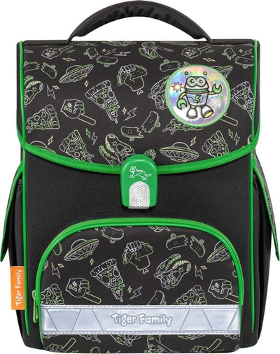 Çantë shpine për në shkollë Tiger Family Sourcing Schoolbag 620G TGJT-004A, ergonomike, me reflektorë, shumëngjyrëshe