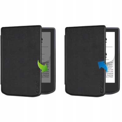 Mbulesë lexuesi Tech-Protect SmartCase për PocketBook Verse Pro Lite, me Sleep Wake, blu