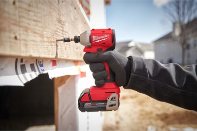 Vidhosëse goditëse Milwaukee M18 BLIDR-0X, 1/4" HEX, 18V, e kuqe