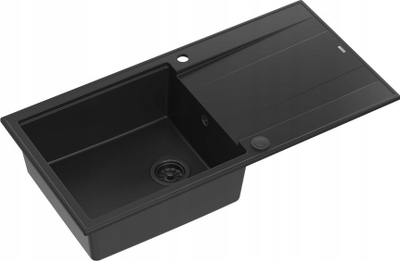 Lavaman kuzhine Quadron EVAN 146 XL GraniteQ, 1 kazan me pikatore, 100x50 cm, pure carbon