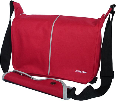 Çantë laptopi Addison Giban 1301, 10.1", poliester, e kuqe