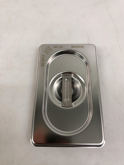 Kapak gastro APS GN 1/9, çelik inoks, 175 x 108 mm, pa vrimë për lugë