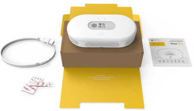 Monitor cilësie ajri Airthings View Plus, smart, Wi‑Fi, i bardhë