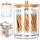 Enë banjoje Vilde Bathroom Container, akrilik transparent, kapak bambuje, transparente