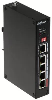Ekstender PoE Dahua PFT1500, 5 porta, gigabit, i zi