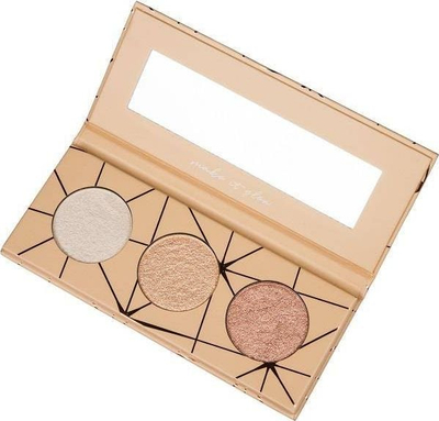 Paletë highlighter Ibra Glow Trio, 3 ngjyra, 6.9g