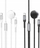 Kabllo karikimi 2 në 1 Hoco CWS, USB-C në Lightning, Apple Watch, e bardhë