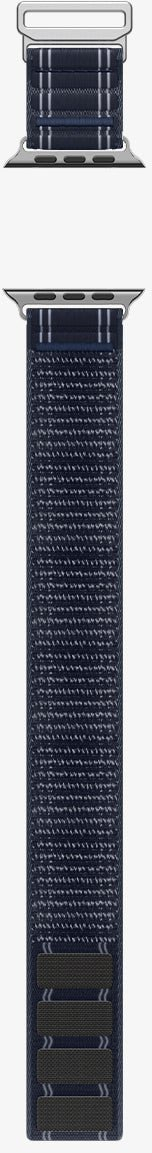 Rrip ore Spigen Fabric Band, për Apple Watch 49mm 46mm 45mm 44mm, najloni, blu nevi