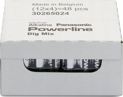 Bateri alkaline Panasonic Powerline AAA, LR03, paketim 48 copë