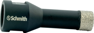 Frezë diamanti Schmith M14, 14mm, për punë nashti, e zezë