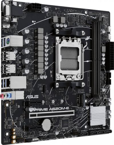 Pllakë amë ASUS Prime A620M-E, socket AM5, DDR5, e zezë