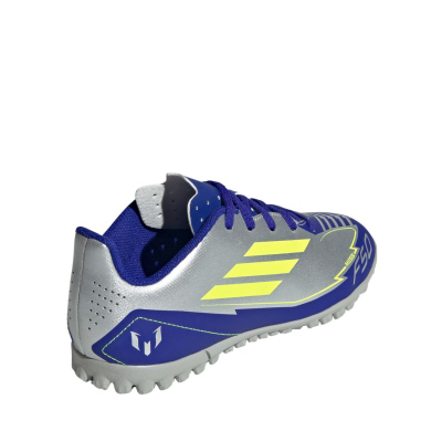 Këpucë futbolli Adidas F50 Club Messi TF Jr IH0923, për kalamaj, terren sintetik, shumëngjyrëshe