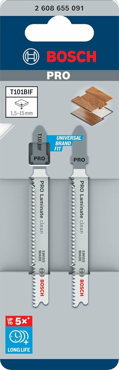 Teh sharre elektrike Bosch Professional T101BIF PRO Laminate Clean, 83mm, set 2 copë