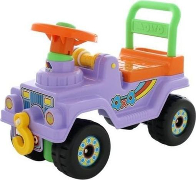 Vetura lodër Polesie Jeep 4x4 62802, ride on, vjollcë e çelët