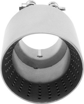 Fundi marmite çelik inox, dalje 89 mm, hyrje 51 mm, ngjyrë argjendtë