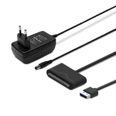 Kuti eksternale Savio AK-39, 3.5" SATA në USB 3.0, deri 10TB, e zezë