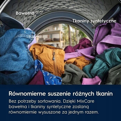 Tharëse rrobash Electrolux EW6D295GP, pompë nxehtësie, 9 kg, A+++