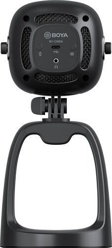 Mikrofon USB BOYA BY-CM6B me kamerë 4K e dritë LED, i zi