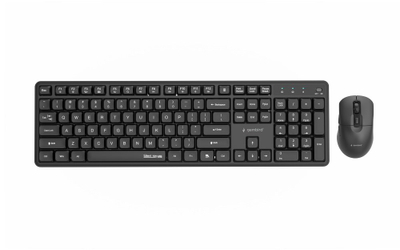 Set tastierë edhe maus Gembird Silent Key Pro KBS WMS 01, wireless, layout US, i zi