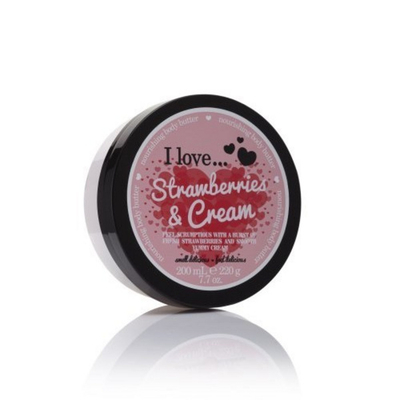Krem trup I Love Strawberries & Cream, 200 ml