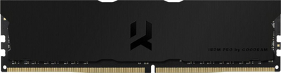 Memorie GoodRam IRDM PRO Deep Black, DDR4, 8 GB, 3600 MHz, CL18, IRP-K3600D4V64L18S/8G