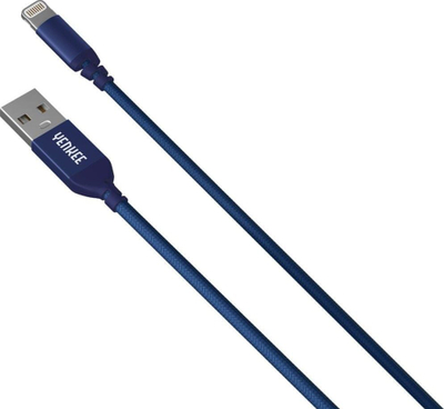Kabllo karikimi Yenkee Apple Certified, Lightning, 1m, blu