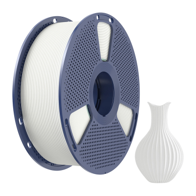 Filament 3D Sunlu PLA Classic HS Matte, 1.75mm, 1kg, i bardhë mat