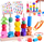 Едукативно дрвено сложувалка Wooden Blocks ZA4758, 25 парчиња, повеќебојна