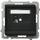 Prizë telefonike Ospel Sonata GPT-1R/m/33, RJ11, black metallic