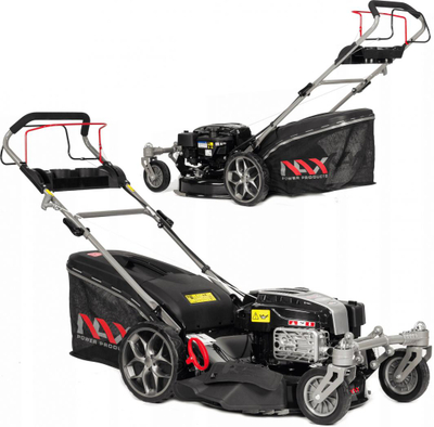 Makineri benzine për kositje NAX 5000S, motor 190cc, gjerësi kositjeje 56cm, e zezë