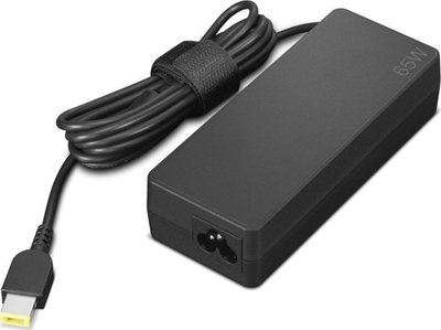 Karikues laptopi Lenovo 4X21J08876, 65W, për mrena, i zi
