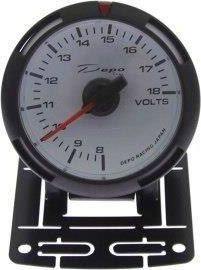 Matës tensioni Depo Gauge WBL, 52mm, voltazh, me ndriçim bardh e blu