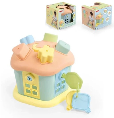 Lodër formash Dolu Happy House, sorter format, për fëmijë 12M+, shumëngjyrëshe