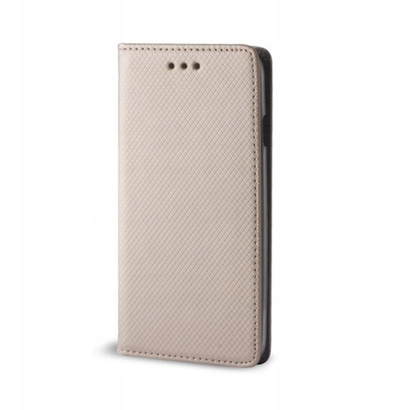 Këllëf magnetik për telefon Samsung Galaxy A36 5G, me kapak, me xhep kartash, ngjyrë ari