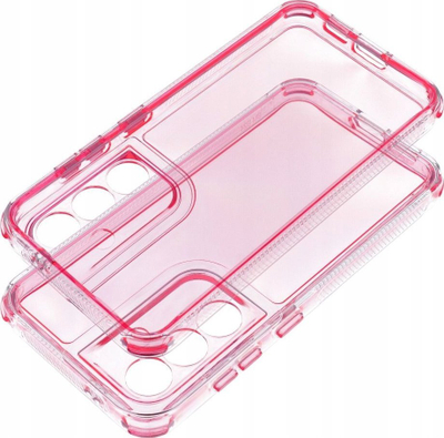 Mbulesë telefoni Futera Matrix Clear për Xiaomi Redmi Note 13 Pro 4G Poco M6 Pro 4G, transparente, rozë