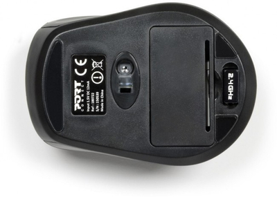 Безжичен глушец Port Designs SEDONA, RF 2.4GHz, 1600 DPI, црн