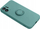 Mbrojtëse silikoni me unazë për Xiaomi Redmi Note 14 4G, me magnet, jeshile