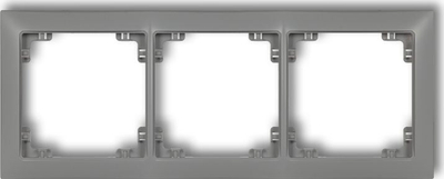 Kornizë potuese Karlik Frame Deco Soft 27DRSO-3, trefishe, plastike, gri mat