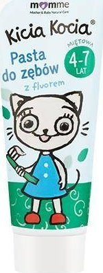 Pasta dhëmbësh Momme Kicia Kocia Mint, për kalamaj 4-7 vjeç, me fluor, 50ml