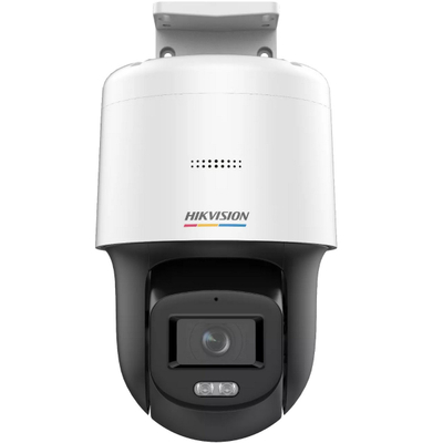 Kamerë IP PTZ Hikvision DS-2DE2C200SCG-E, 2MP, ColorVu, 4 mm, IP66, e bardhë