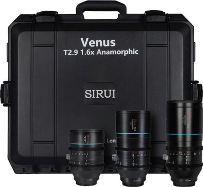Set objektivash Sirui Venus T2.9 1.6x, 35mm 75mm 150mm, E-mount, ngjyrë e zezë