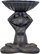 Декорација за градина GARDEN_CENTE NF23-721, жаба со сад, 35x27x45 cm, темна бронза