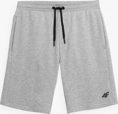 Shortse sportive 4F 4FSS23TSHOM156, Regular Fit, me lidhëse, gri