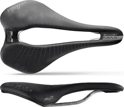 Shalci biçiklete Selle Italia Max SLR Boost TI 316 Gel Superflow, 155mm, e zezë