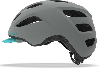 Helmetë universale Giro City Trella, 50-57 cm, e hirtë